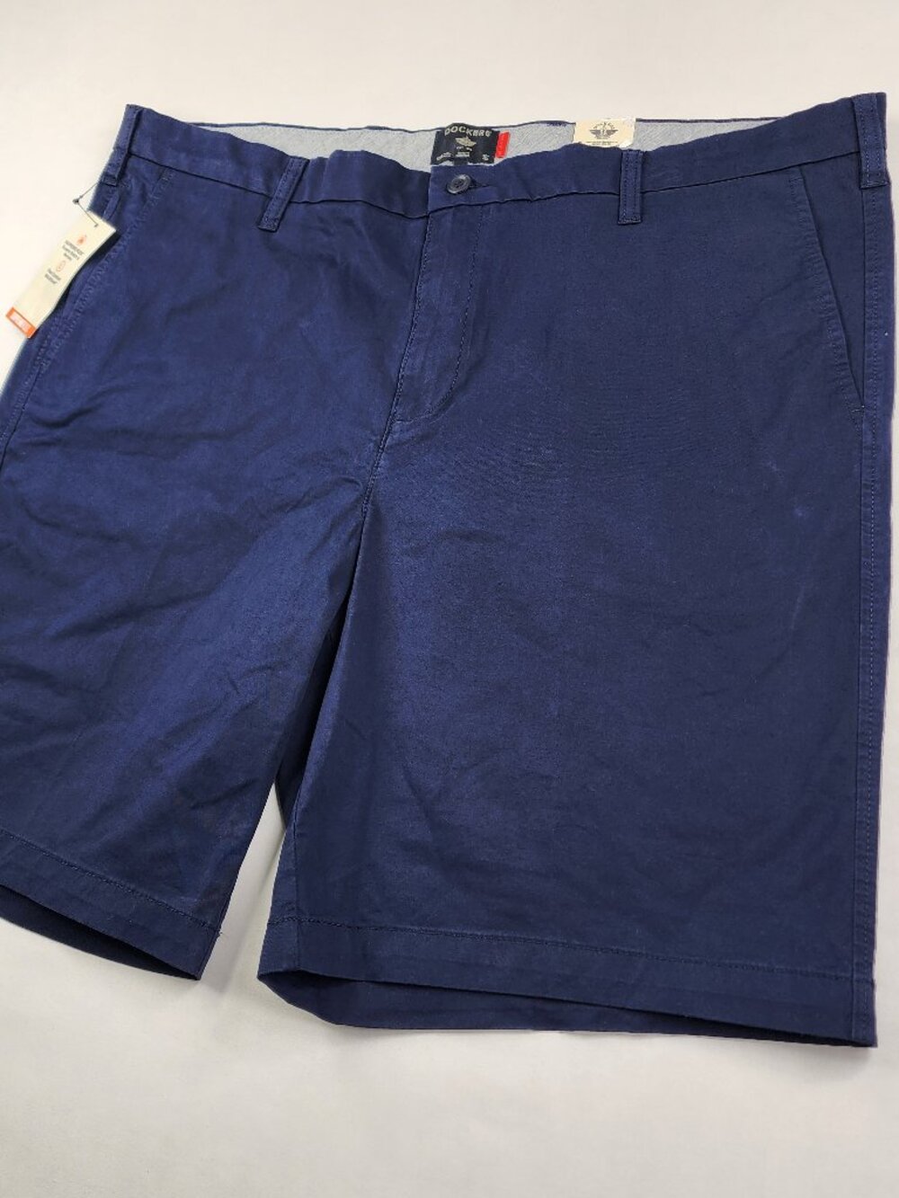 Dockers Men's 42 Ultimate Short Navy Blue Supreme Flex Stretch Comfort NWT